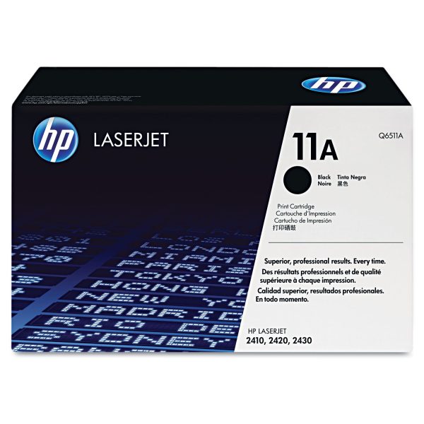 HP 11A Qara Orijinal LaserJet Toner Kartric, Q6511A - 2 şəkil