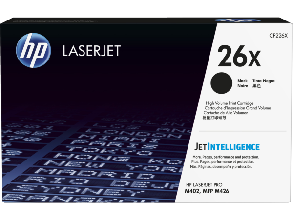 HP 26X Çox çaplı Qara Orijinal LJ Toner Kartric, CF226X
