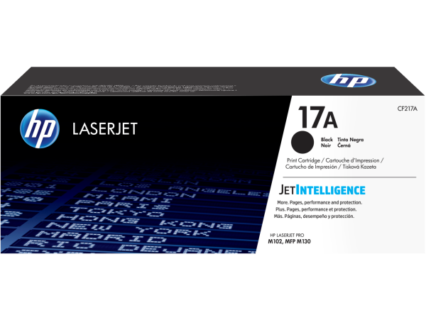 HP 17A Qara Analoq LaserJet Toner Kartric, CF217A - 2 şəkil
