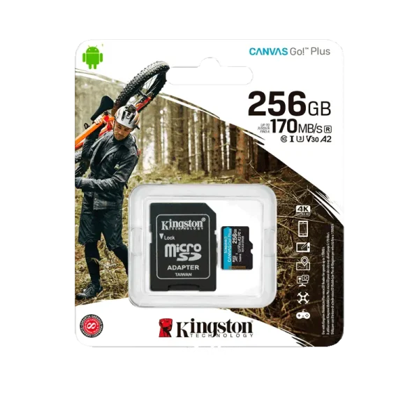 Kingston Canvas Go! Plus microSDXC 256GB (Model: SDCG3/256GB)