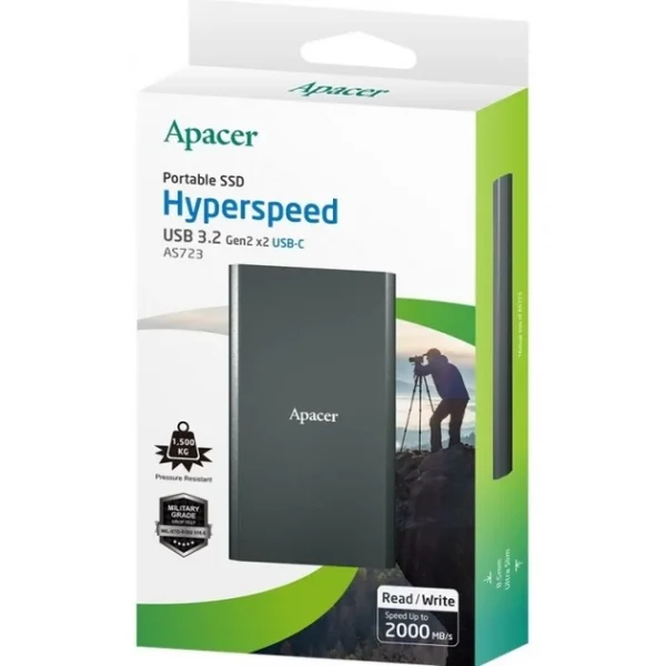 Apacer AS723 1TB Xarici SSD (AP1TBAS723B-1)