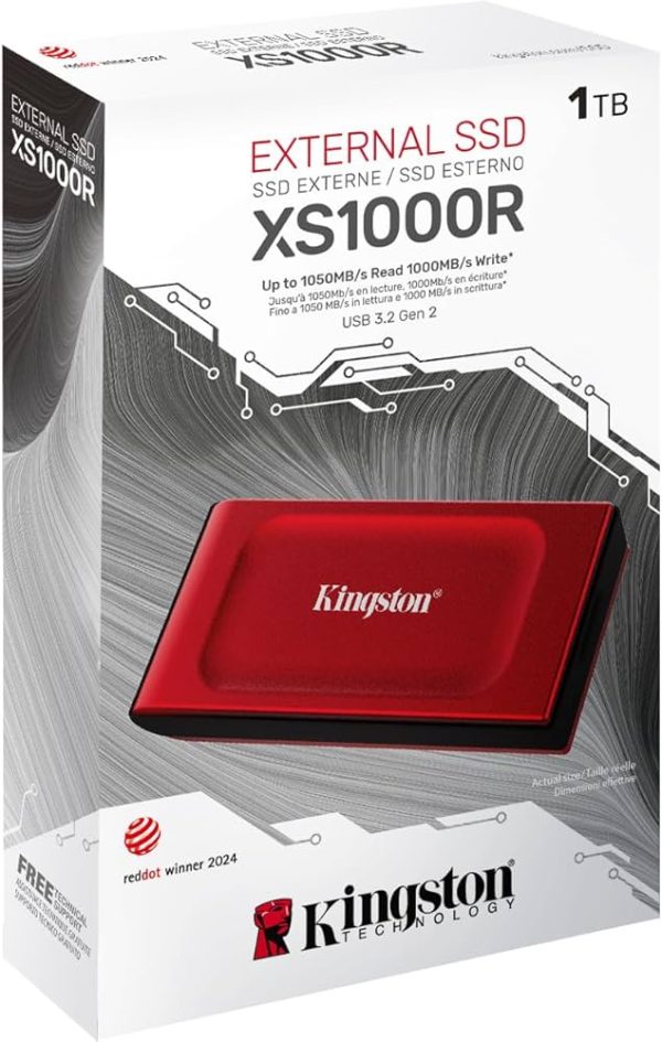 Kingston XS1000R 1TB Portable SSD (Model: SXS1000R/1000G) - 2 şəkil