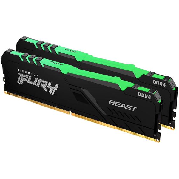 Kingston FURY Beast DDR4 16GB (2x8GB) 3200MT/s CL16 (Model: KF432C16BBAK2/16)