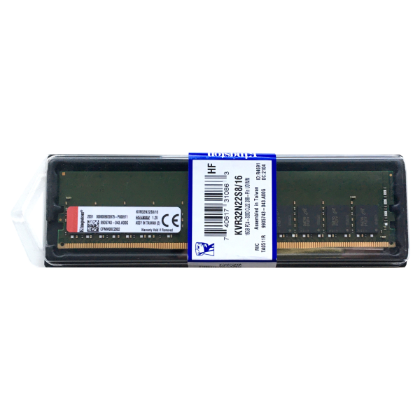Kingston ValueRAM 16GB 3200MT/s DDR4 Non-ECC CL22 DIMM 1Rx8 (KVR32N22S8/16)