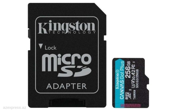 Kingston Canvas Go! Plus microSDXC 256GB (Model: SDCG3/256GB) - 2 şəkil