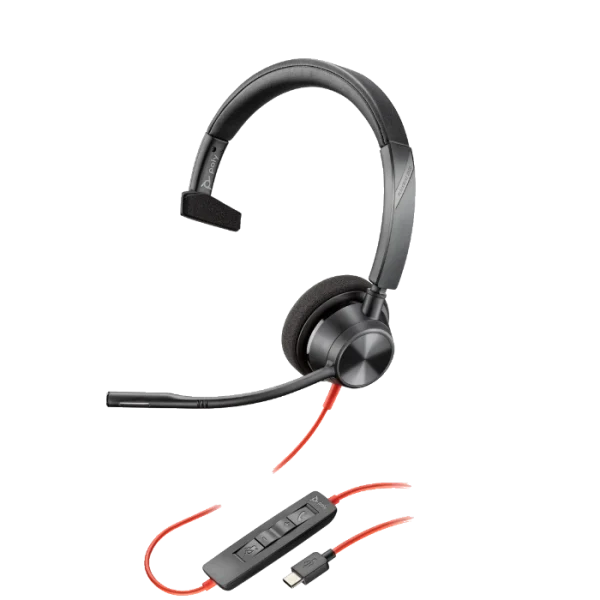 Qulaqlıq Poly Blackwire 3320 USB-A Headset (Model: 767F8AA)