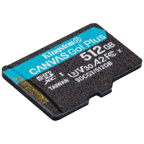 Kingston Canvas Go! Plus microSDXC 512GB (Model: SDCG3/512GB)