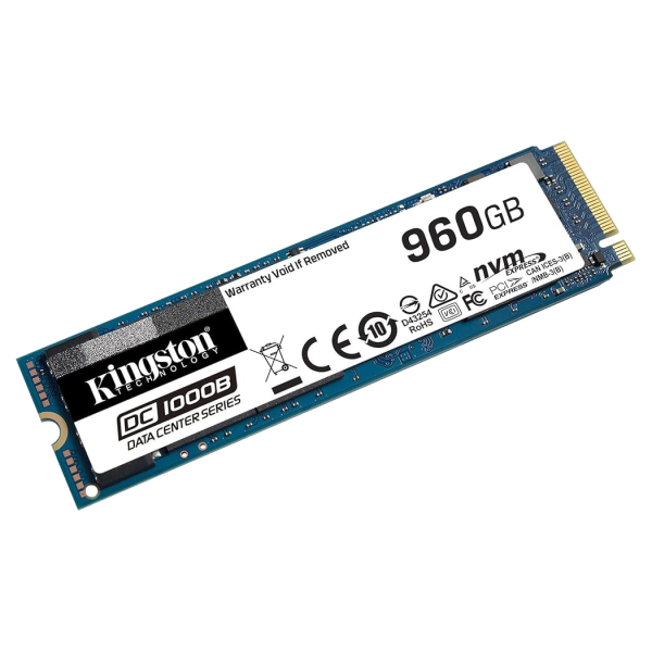 Kingston Data Center DC1000B 960GB M.2 NVMe SSD (Model: SEDC1000BM8/960G)