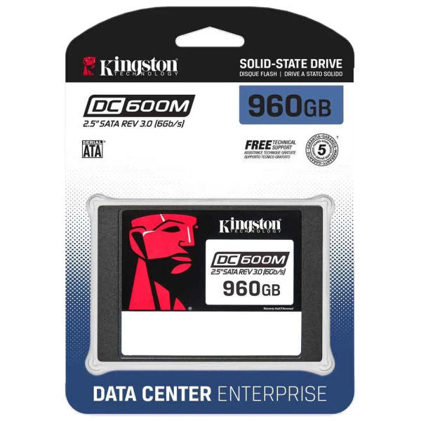 Kingston DC600M 960GB SATA SSD (Model: SEDC600M/960G)