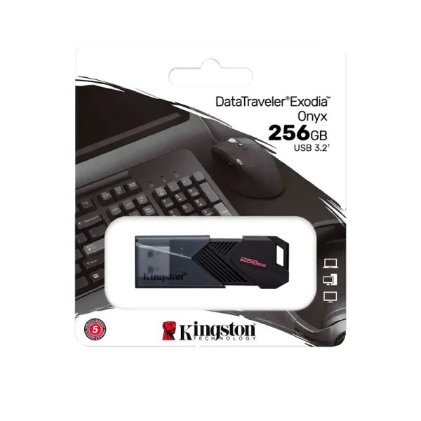 Kingston DataTraveler Exodia Onyx 256GB (Model: DTXON/256GB) - 3 şəkil