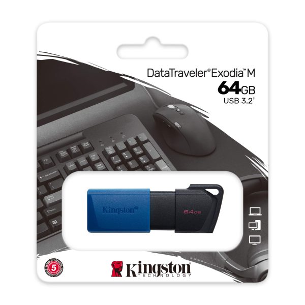 Kingston DataTraveler Exodia M 64GB USB 3.2 Flaş kart (Model: DTXM/64GB) - 3 şəkil